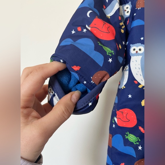 Mini Boden Baby Boden Woodland Creatures snowsuit - Picture 8 of 17